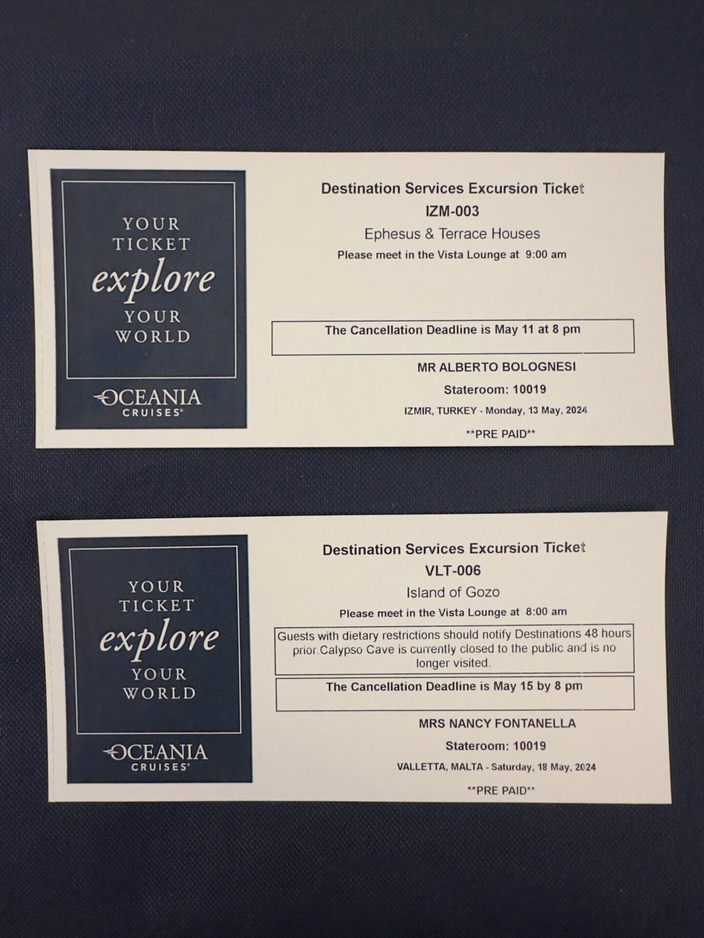 OCEANIA CRUISES - VISTA - Gallery Image