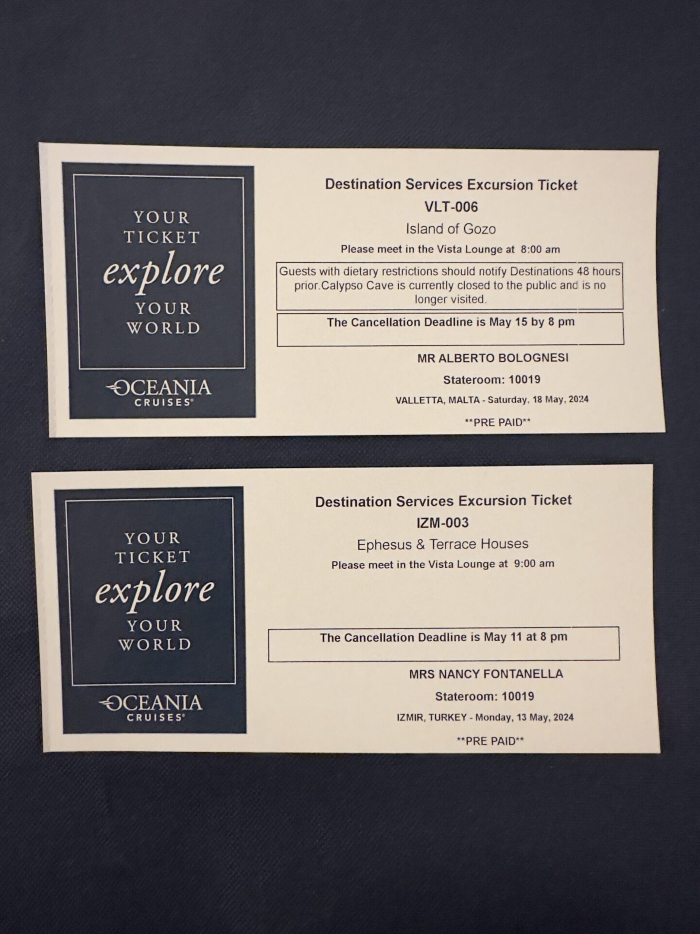 OCEANIA CRUISES - VISTA - Gallery Image